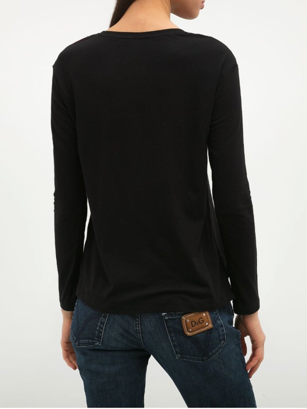 SANDRO Oriana printed fringed Yoke Tee - Picture 3 of 9